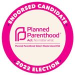 Planned Parenthood Votes RI endorsement logo